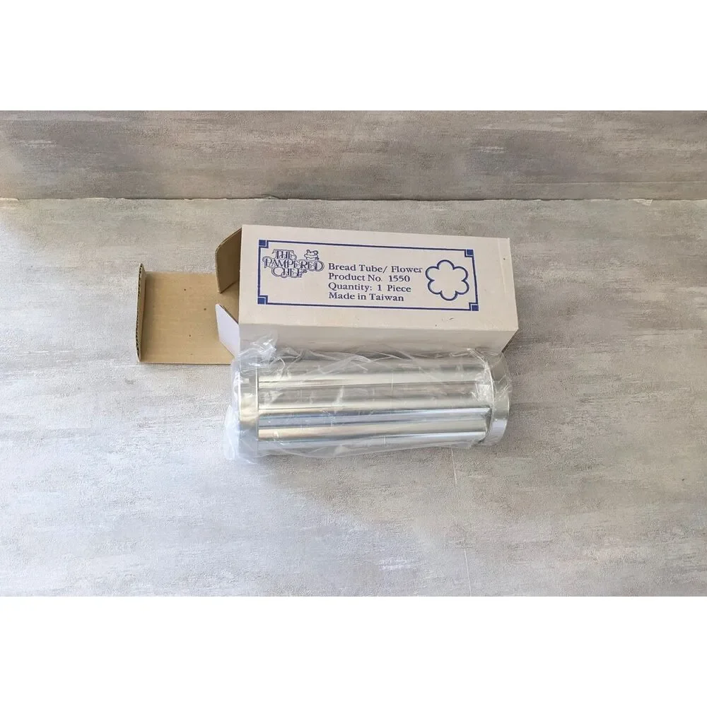 Vintage Pampered Chef Bread Tube Baking Molds NEW